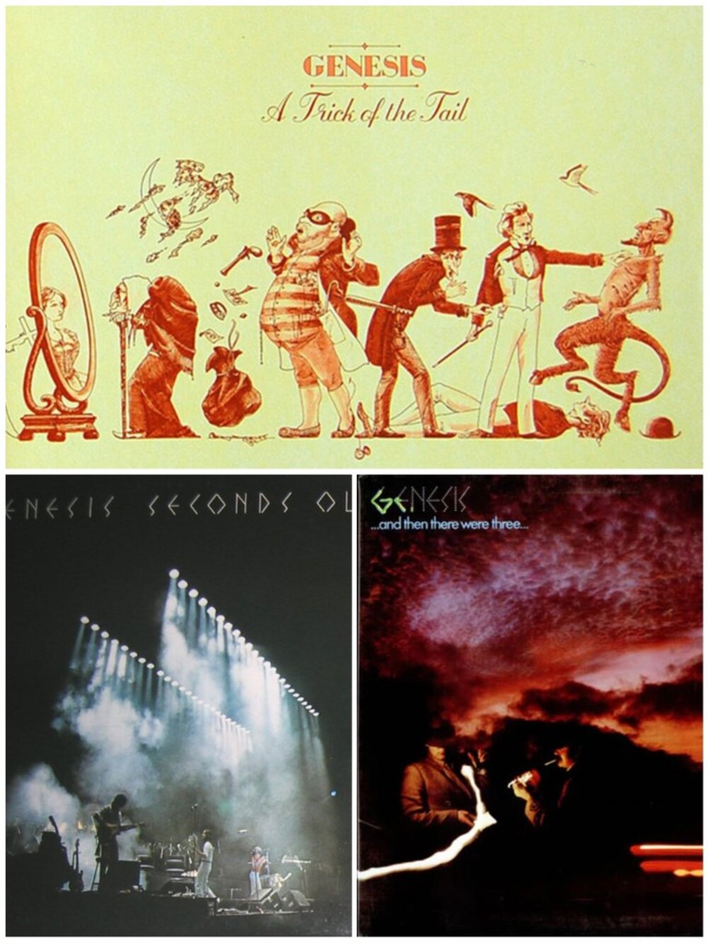 Lot Of 3 GENESIS Vinyl Albums